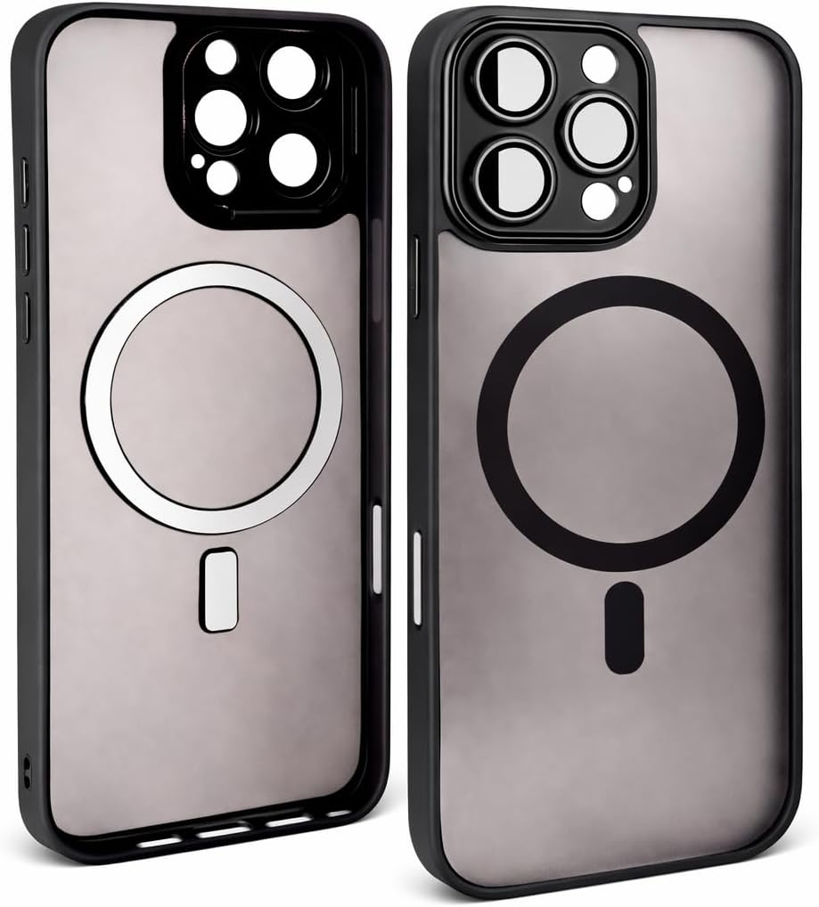 Slim Protective Case Compatible with iPhone 16 Pro Max and MagSafe (Black)